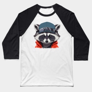 Raccoon Boy Baseball T-Shirt